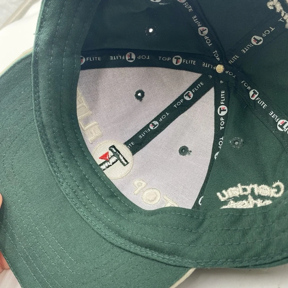 Top Flight Golf TourHat Green Strapback Adjustable Cleaned VGC